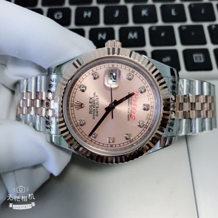 Rolex Jubilee Band Datejust II 40MM Mens Watch Rose Gold Face Replica Watch